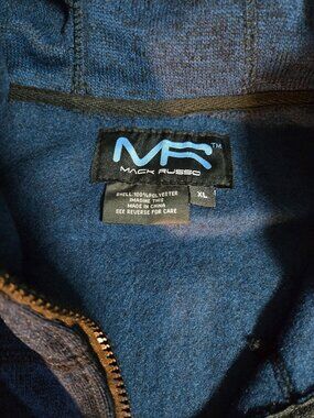New Mack Russo Full Zip Hoodie Sweatshirt XL(it's Big)